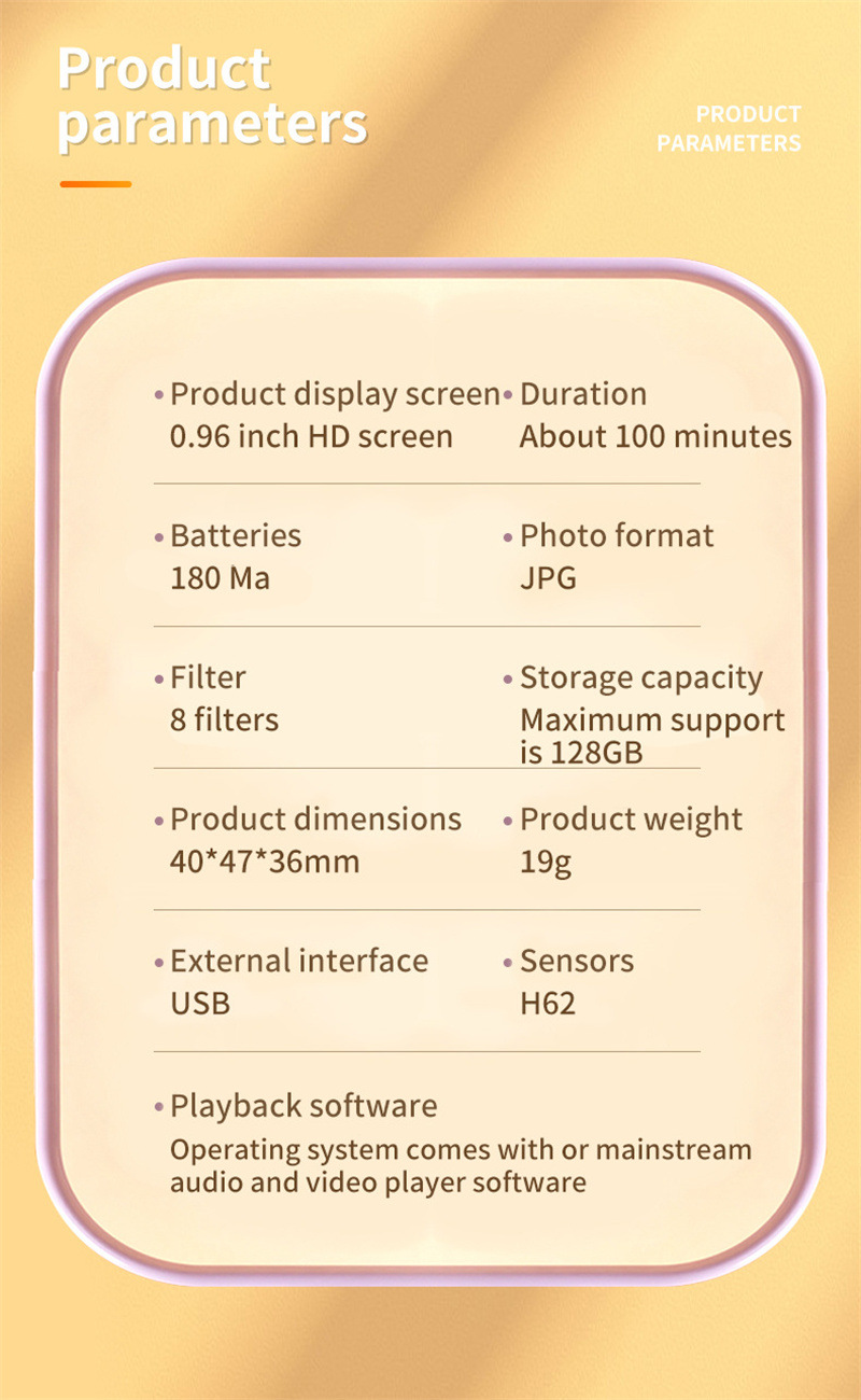 Kompakte 1080p HD Retro-Minikamera – Das perfekte Geschenk im Taschenformat für jeden Anlass!