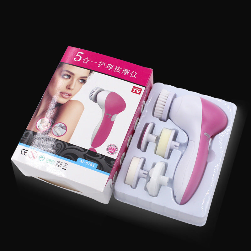 Electric Facial Cleansing Brush and Beauty Device