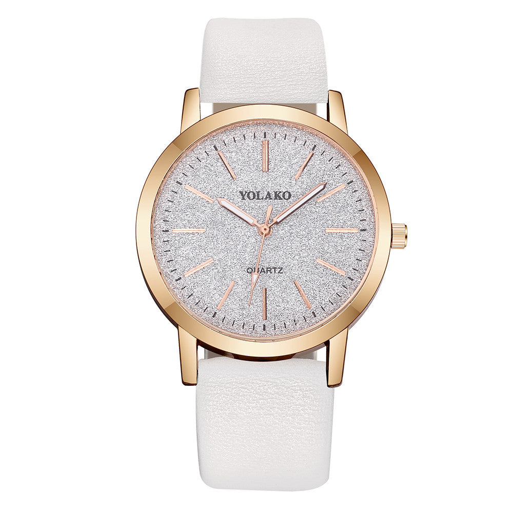 Bracelet Watch, Leather Band Watch, Glitter Watch