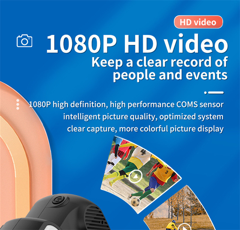 Kompakte 1080p HD Retro-Minikamera – Das perfekte Geschenk im Taschenformat für jeden Anlass!