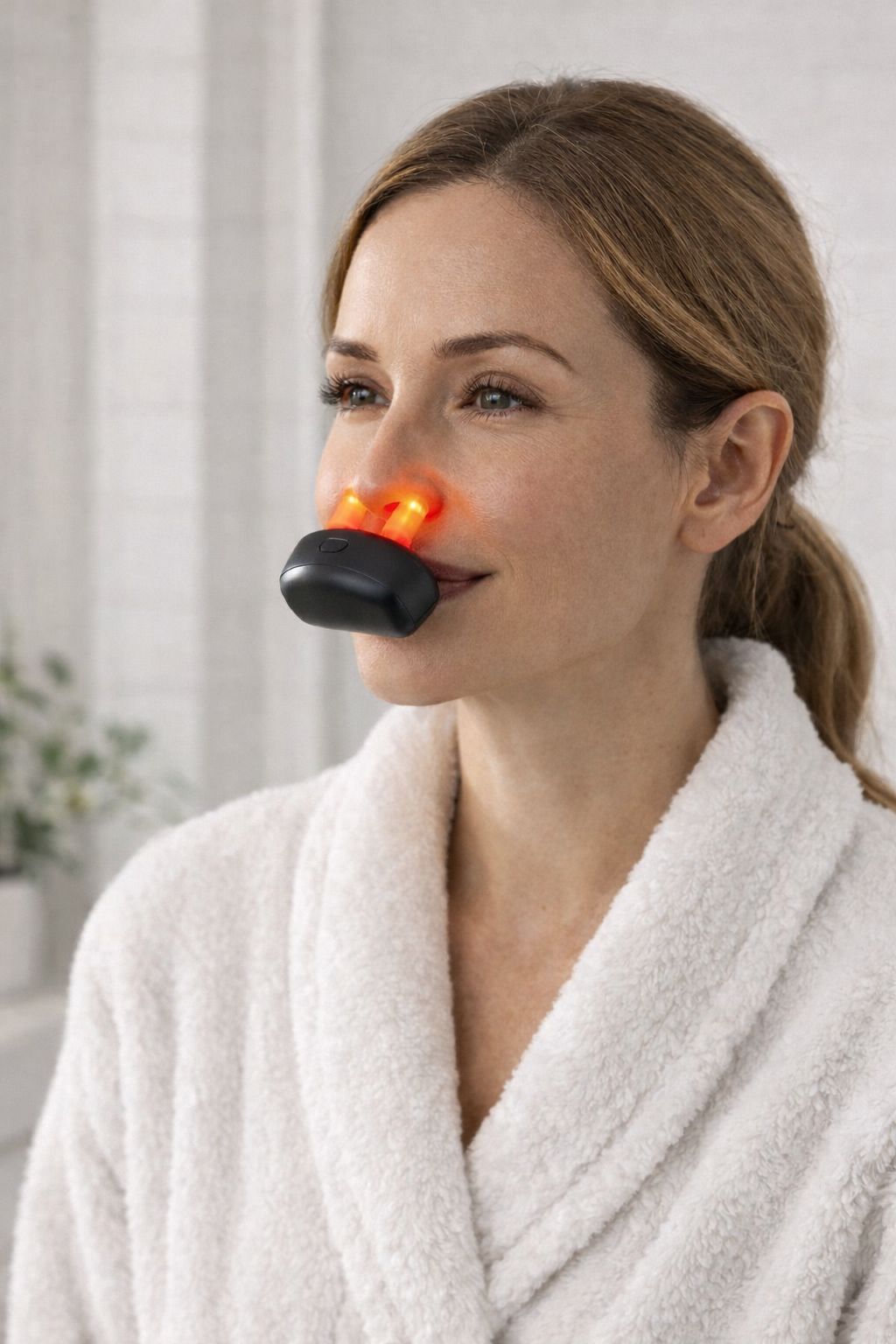 RespiRelief™ Red Light Nasal Therapy Device (One Piece)