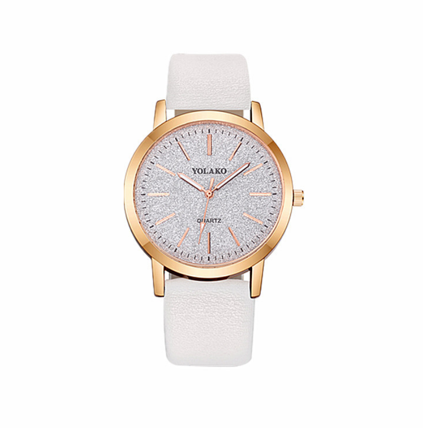 Bracelet Watch, Leather Band Watch, Glitter Watch