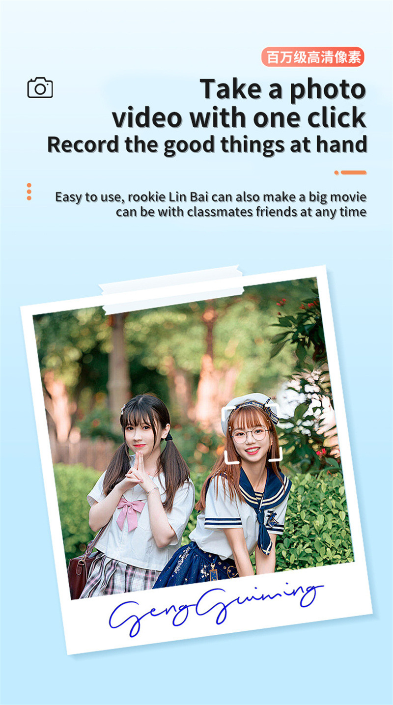 Kompakte 1080p HD Retro-Minikamera – Das perfekte Geschenk im Taschenformat für jeden Anlass!